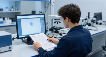 Eye-tracking equipment used in psycholinguistics experiments