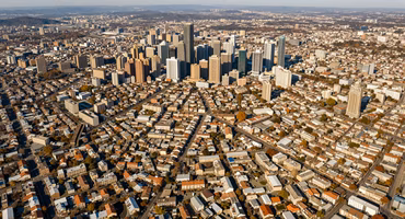 GIS map of urban neighborhoods showing spatial inequality patterns