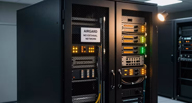 Secure, isolated infrastructure representing data sovereignty